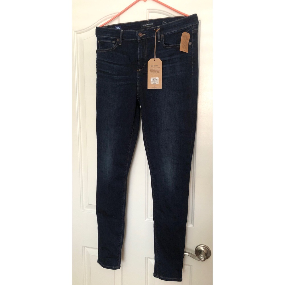 NWT Lucky Brand Mid Rise Ava Skinny Jean SZ 10/30